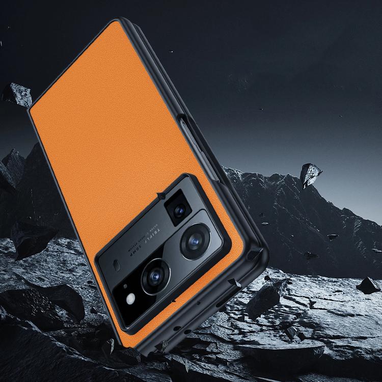 Funda ultrafina de piel lisa para Tecno Phantom V Fold2 (verde)