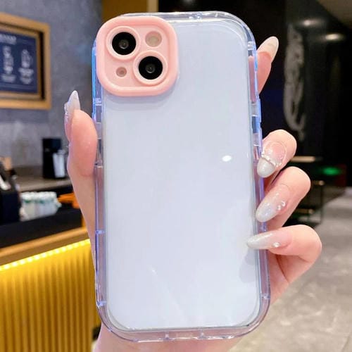 Funda de TPU + PC con MagSafe de colores vibrantes para iPhone 14 (azul)