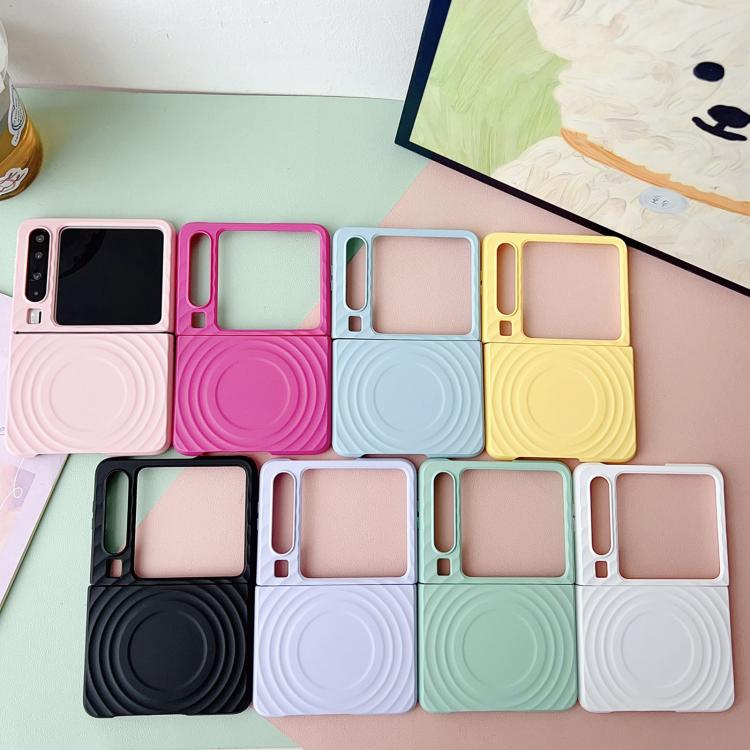 Funda de PC con textura MagSafe y tacto suave para Huawei Pura X (amarilla)
