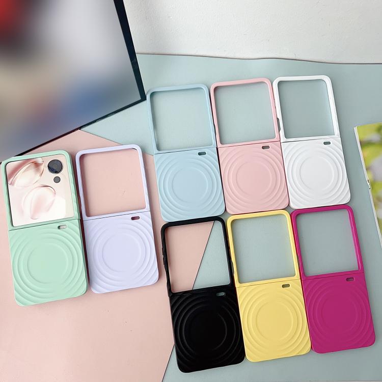 Funda para teléfono de PC con textura ondulada y MagSafe para Honor V (amarilla)
