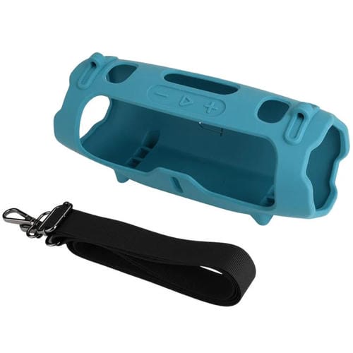 Funda protectora de silicona para altavoz portátil JBL Charge 6, funda blanda (azul)