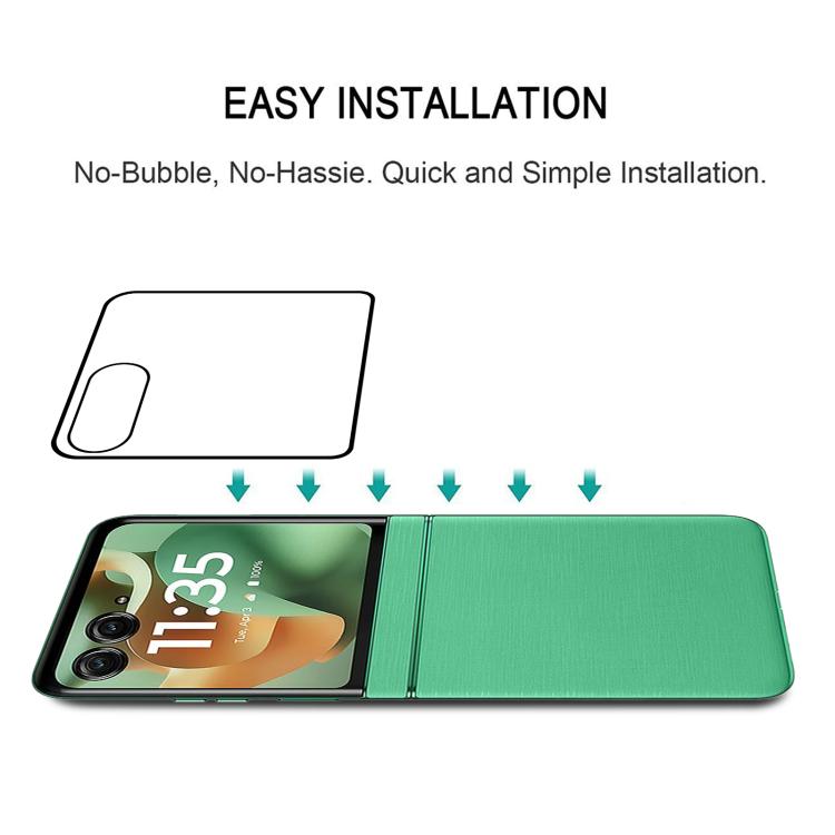 Película de vidrio templado curvado HD con pegamento para bordes doblados en caliente 3D para Motorola Razr 60, 25 unidades