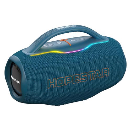 Altavoz Bluetooth portátil HOPESTAR H87 de 70 W para exteriores, resistente al agua, compatible con conector de 3,5 mm (azul marino)