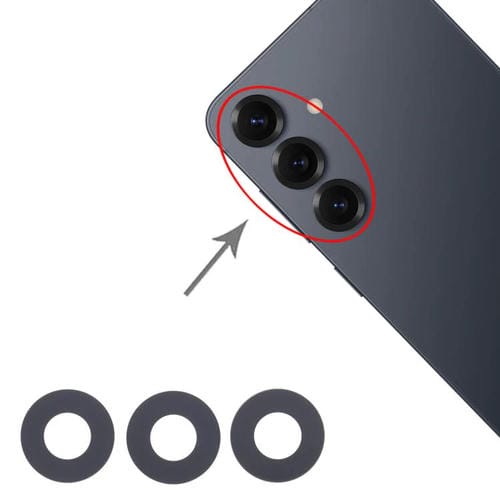 Objectif de caméra arrière Samsung Galaxy S25+ SM-S936B 10 unités