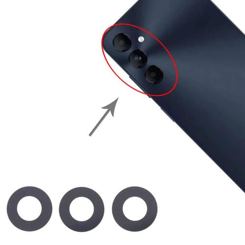 Objectif de caméra arrière Samsung Galaxy M14 4G SM-M145F (10 unités)