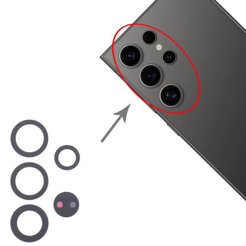 Rear Camera Lens Samsung Galaxy S24 Ultra SM-S928B (10 Units)