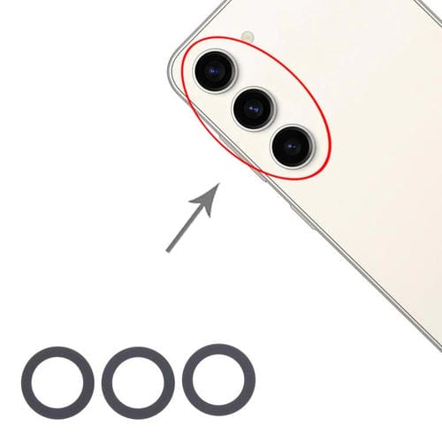 Set of 10 Rear Camera Lenses Samsung Galaxy S23 SM-S911B