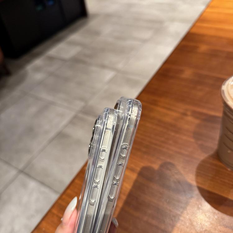Funda de acrílico transparente MagSafe para iPhone 13 Pro Max (plateada)