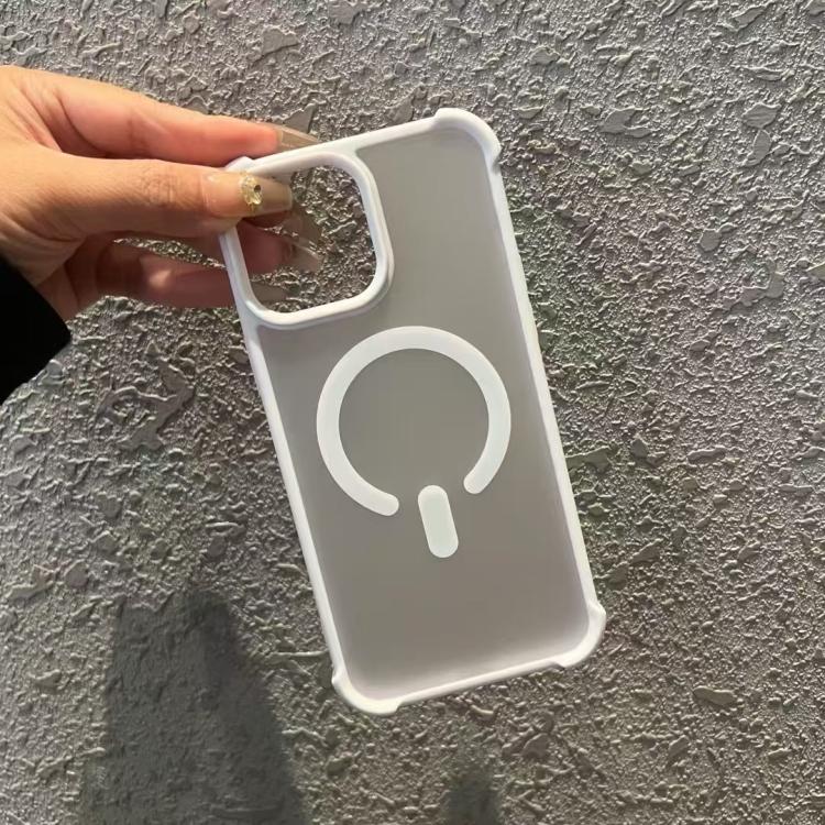 Funda MagSafe semitransparente con tacto esmerilado para iPhone 16e (rosa)