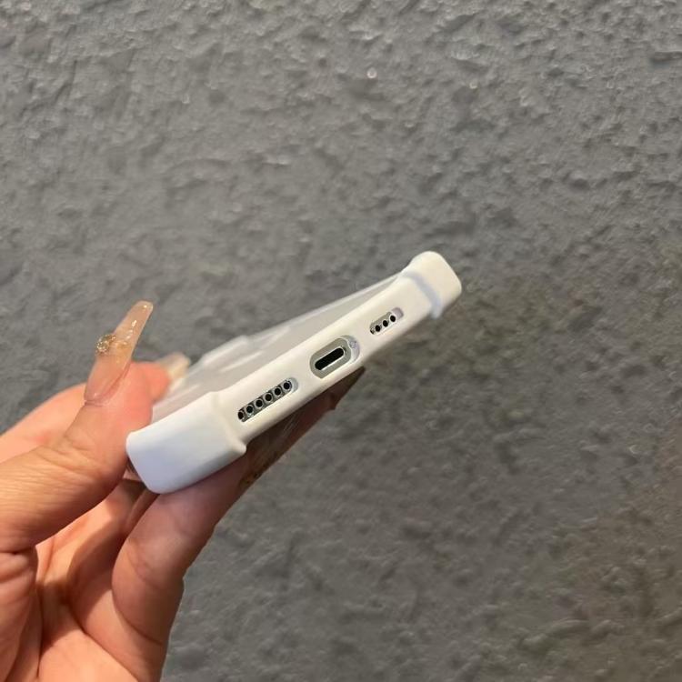 Funda MagSafe semitransparente con tacto esmerilado para iPhone 16e (gris)