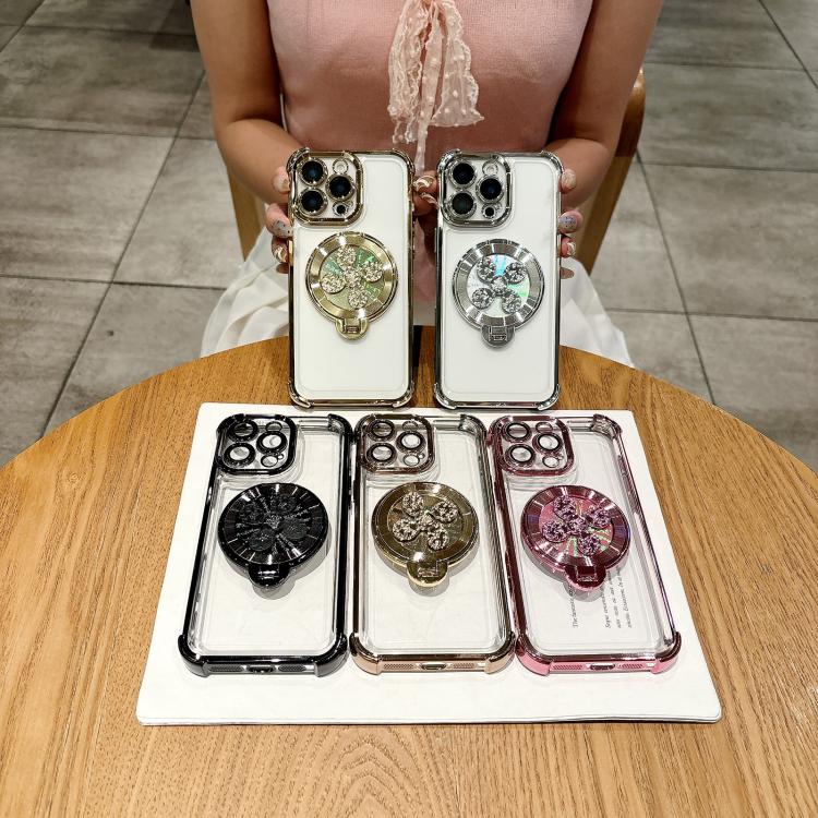 Funda con soporte giratorio para iPhone 11 Pro (dorado desierto)