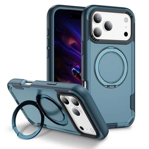 Funda protectora MagSafe para iPhone 17 Pro Max (azul rey y azul)