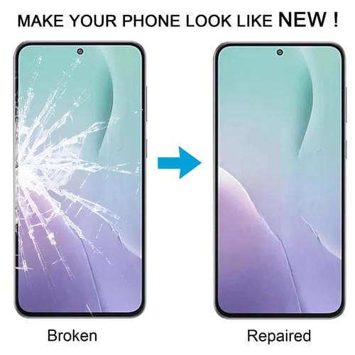 Lentes de Vidro Externo Samsung Galaxy M56 SM-M566B Ecrã Frontal com Adesivo OCA (10 Unidades)