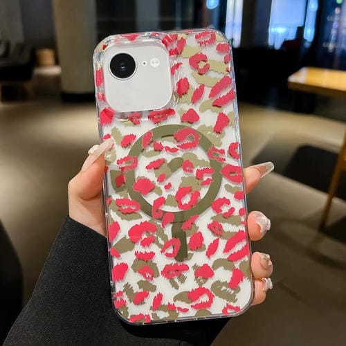 Funda MagSafe con laminado de doble cara IMD para iPhone 16e (rosa)