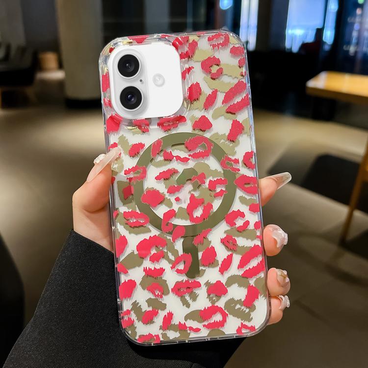 Funda MagSafe con laminado de doble cara IMD para iPhone 16 Plus (rosa)