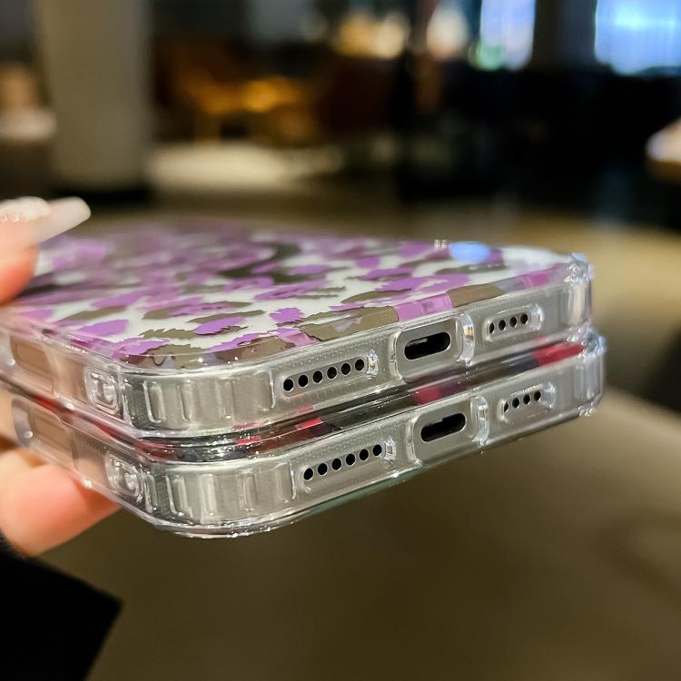 Funda MagSafe Leopard para iPhone 16e con laminado de doble cara IMD (negro y marrón)