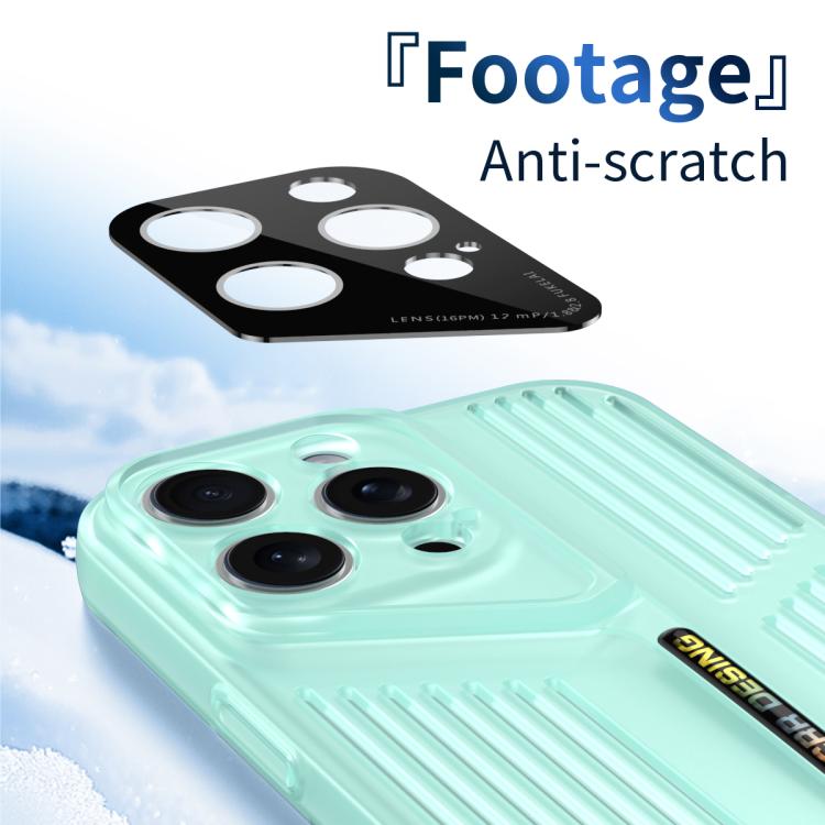 Funda para iPhone 11, translúcida, esmerilada y hueca, con disipación de calor (morada)