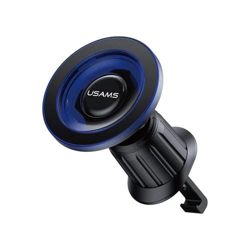 USAMS ZJ081 Soporte magnético para teléfono en la rejilla de ventilación del coche (azul)