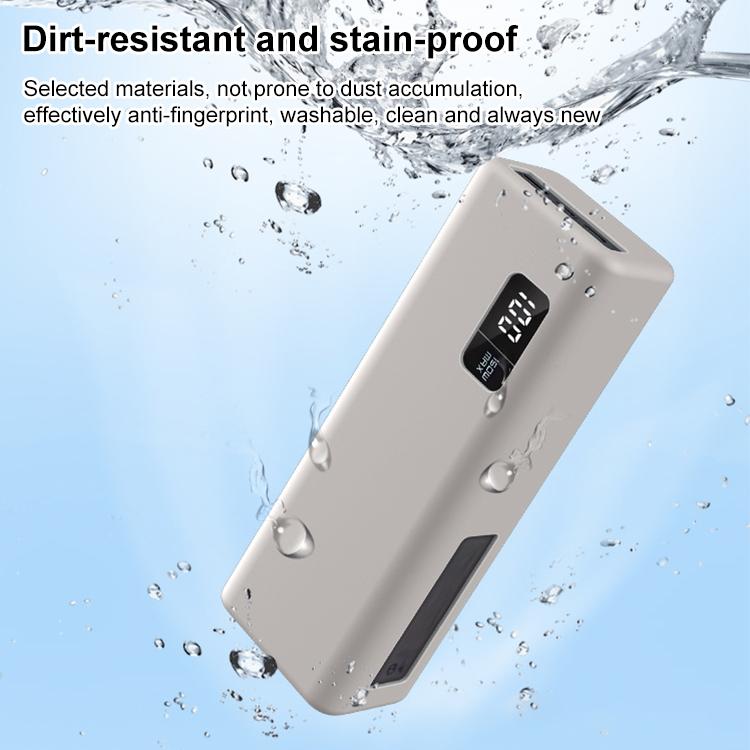 Funda protectora de silicona para batería externa CUKTECH 15 de 20000 mAh y 150 W (rosa)