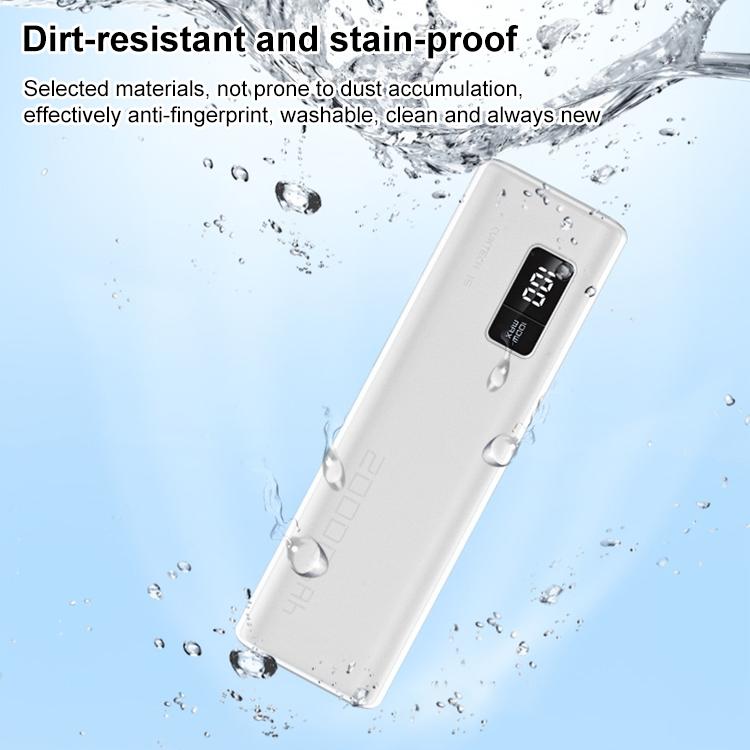 Funda protectora de silicona transparente para batería externa CUKTECH 15 SE de 20000 mAh y 100 W