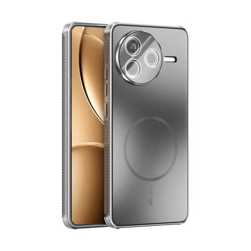 Funda MagSafe esmerilada con disipación de calor y película para lente para Redmi K80 ABEEL (plateada)