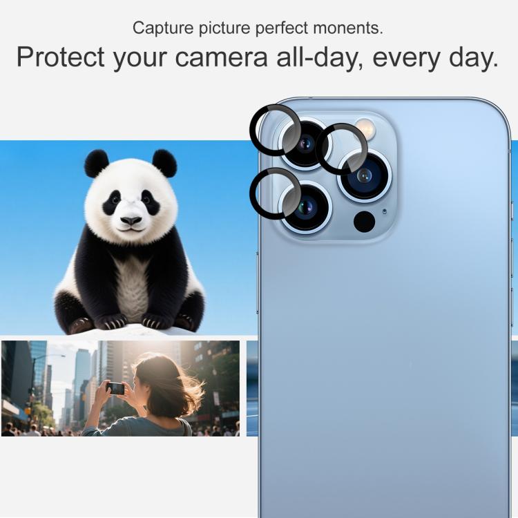 Funda para iPhone 13 Pro / 13 Pro Max con película de cristal imak para lente de cámara trasera, versión exclusiva con autoposicionamiento