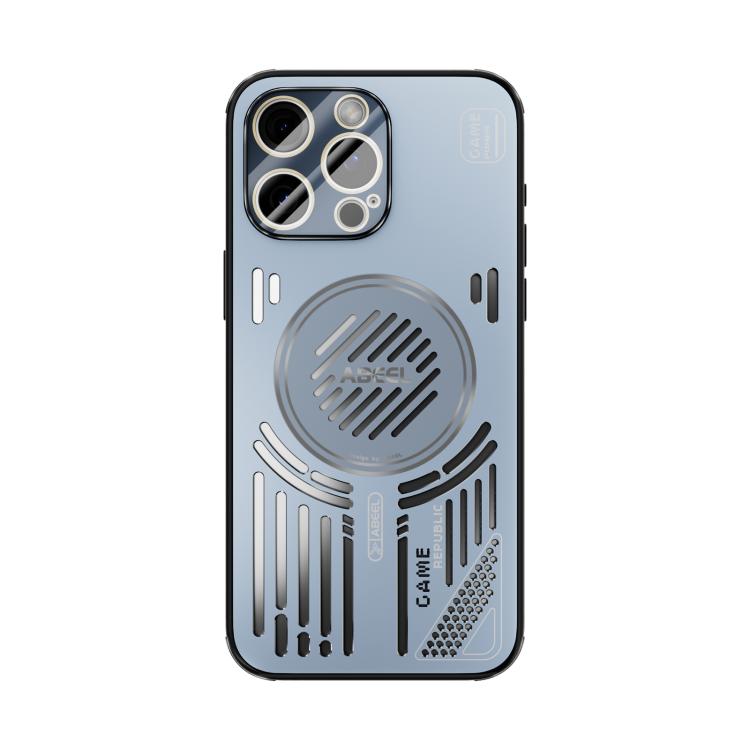 Funda para iPhone 14 Pro ABEEL Ice Fox Series con disipador de calor magnético (azul)