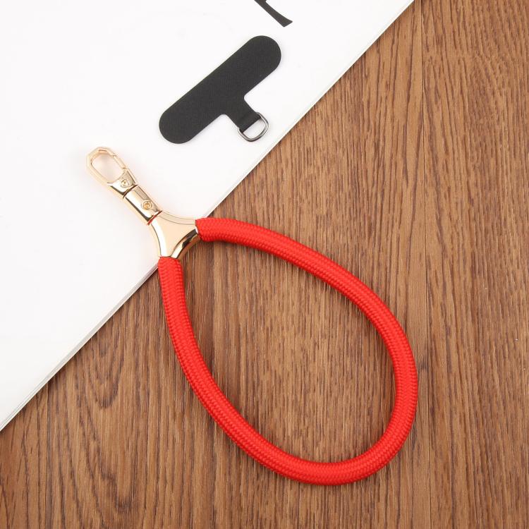 8mm Adjustable Gold Buckle Wrist Short Strap Anti-lost Mobile Phone Lanyard(Matcha Green)