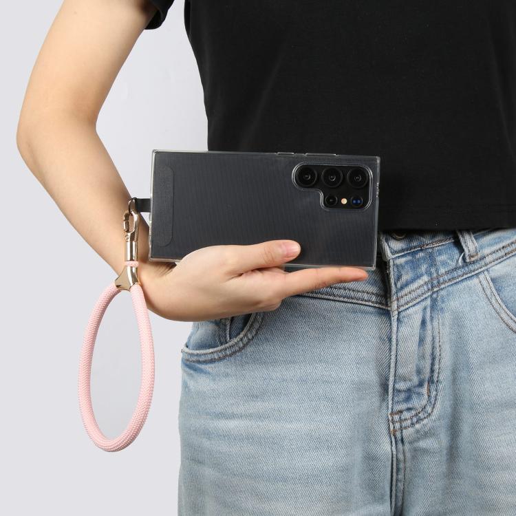 8mm Adjustable Gold Buckle Wrist Short Strap Anti-lost Mobile Phone Lanyard(Dark Grey)
