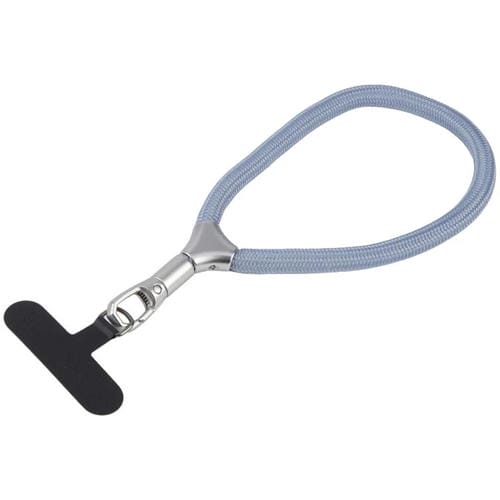 8mm Adjustable Silver Buckle Wrist Short Strap Anti-lost Mobile Phone Lanyard(Dark Grey)