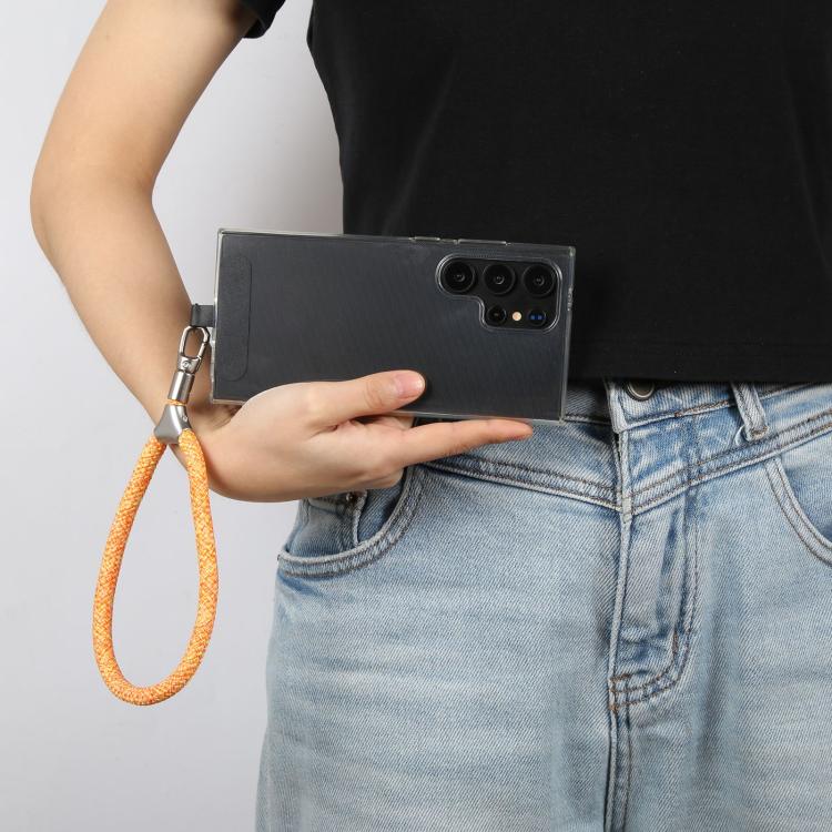 8mm Adjustable Silver Buckle Wrist Short Strap Anti-lost Mobile Phone Lanyard(Matcha Green)