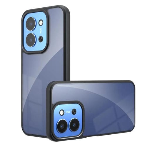 Funda híbrida de TPU y PC con gran poro para Redmi 15C 4G/5G (173,1 mm, transparente)