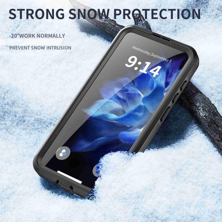 Funda RedPepper para Samsung Galaxy S25+ 5G, resistente al agua IP68, triple protección MagSafe (negra)