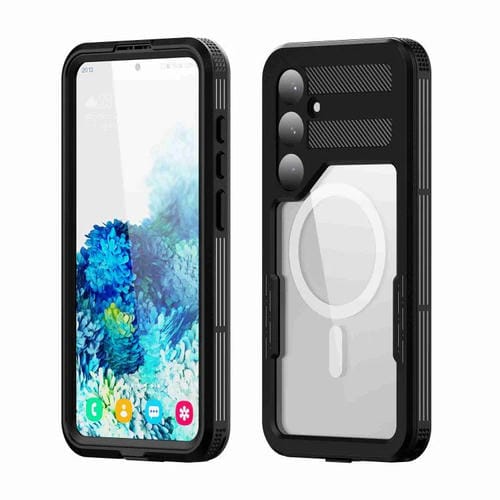 Funda RedPepper para Samsung Galaxy S24 5G, resistente al agua IP68, triple protección MagSafe (negra)