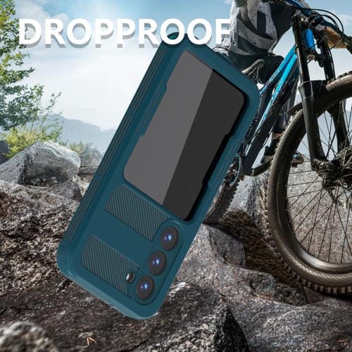 Funda impermeable RedPepper IP68 triple para Samsung Galaxy S23 5G (azul)