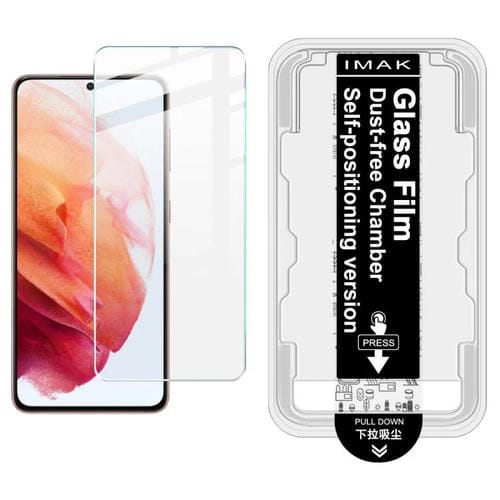 Para Samsung Galaxy S21 5G imak Localizador de cámara libre de polvo Serie H Película de vidrio templado