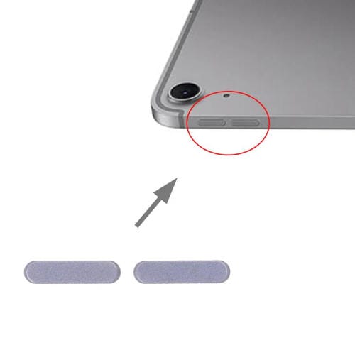 Botón de Control de Volumen Apple iPad Air 11 pulgadas (2024) y Air 13 pulgadas (2024) (Morado)
