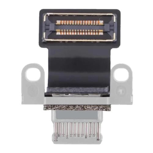 Flex Cable Charging Port Apple MacBook Pro 16 Inches (2023, A2780, 821-03084-A) (Silver)