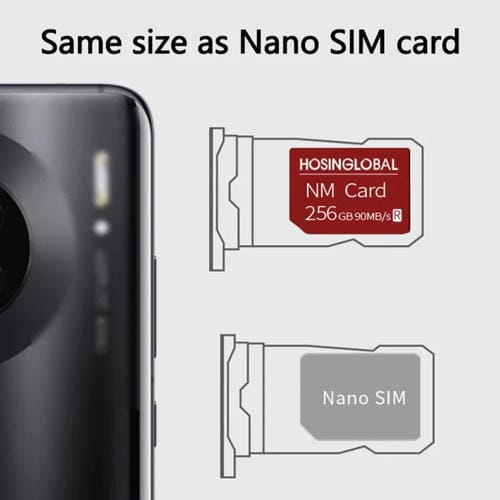 Tarjeta NM Hosinglobal 256GB 90MB/s