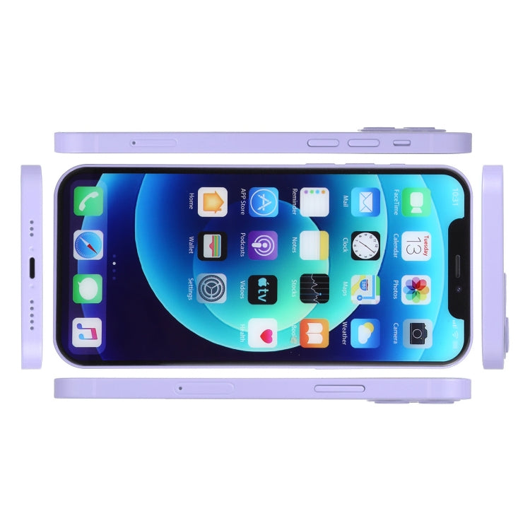 Para iPhone 12 Pantalla a color Modelo de pantalla ficticia falsa que no funciona (Púrpura)