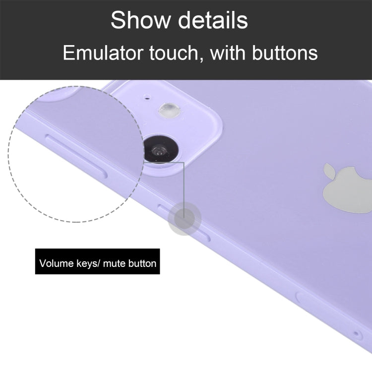 Para iPhone 12 mini Pantalla a color Modelo de pantalla ficticia falsa que no funciona (Púrpura)