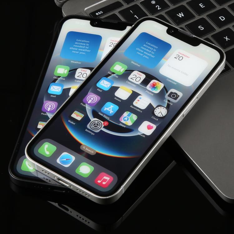 Modelo de Pantalla Falsa para iPhone 16E con Pantalla a Color (Blanco)
