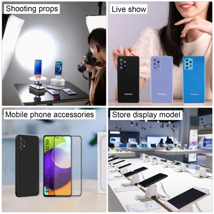 Para Samsung Galaxy A52 5G Pantalla negra Modelo de pantalla ficticia falsa que no funciona (Púrpura)