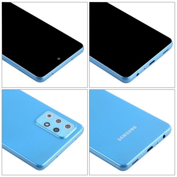 Para Samsung Galaxy A72 5G Pantalla negra Modelo de pantalla ficticia falsa que no funciona (Azul)