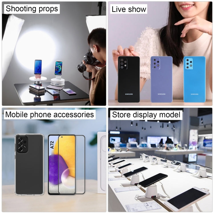 Para Samsung Galaxy A72 5G Pantalla negra Modelo de pantalla ficticia falsa que no funciona (Azul)