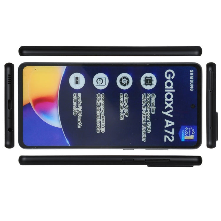 Para Samsung Galaxy A72 5G Pantalla a color Modelo de pantalla ficticia falsa que no funciona (Negro)