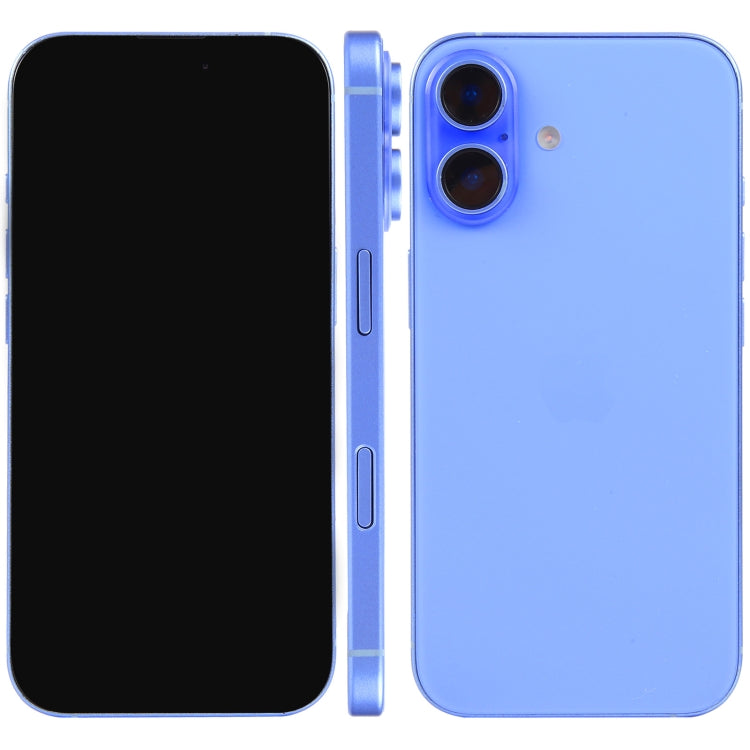 Modelo de Pantalla Falsa para iPhone 16 (Azul) sin Función
