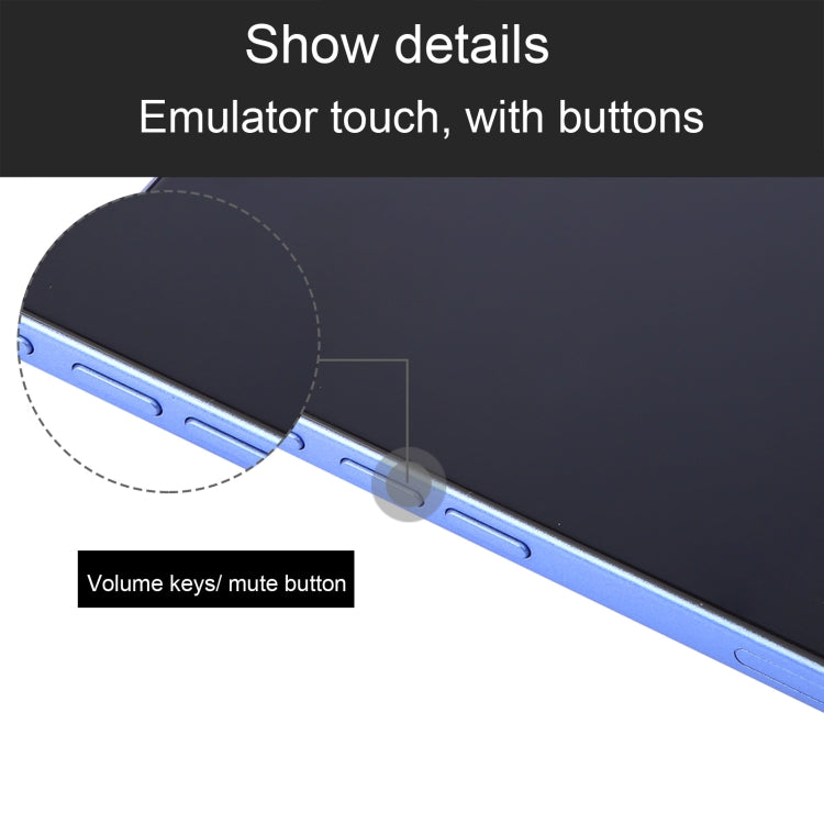 Modelo de Pantalla Falsa para iPhone 16 (Azul) sin Función
