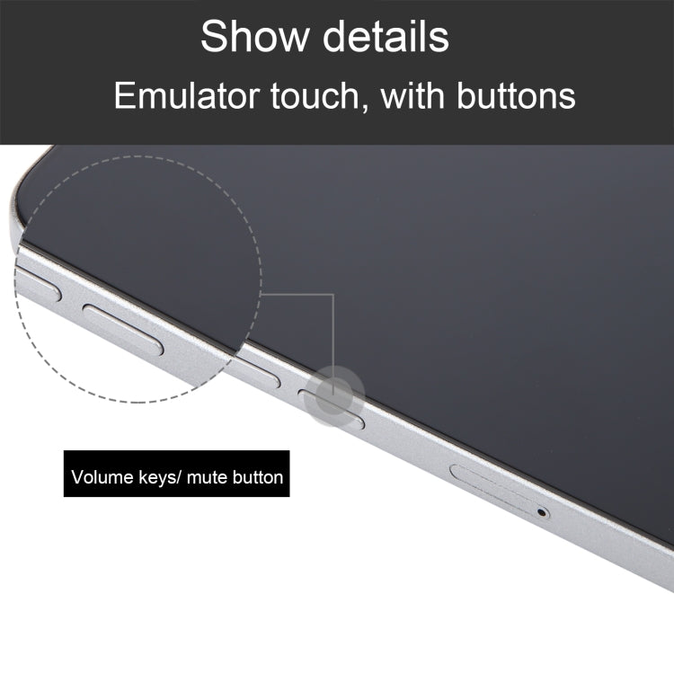 Modelo de Pantalla Falsa para iPhone 16 Pro (Gris) sin Función