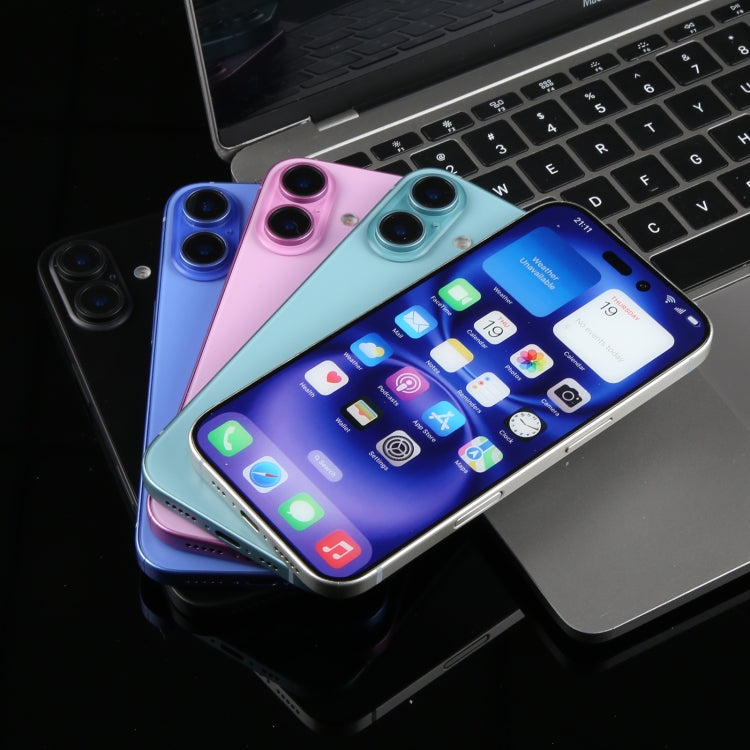 Modelo de Pantalla Falsa sin Función con Pantalla a Color para iPhone 16 Plus (Ultramar)